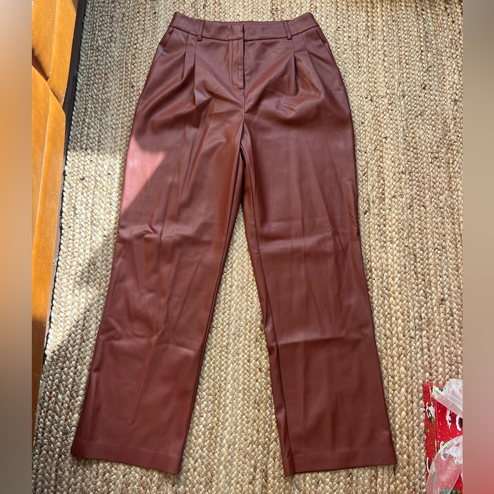 HOUSE OF HARLOW faux leather pants BN